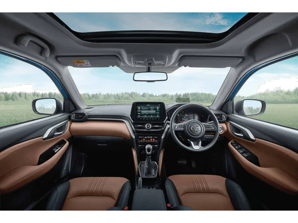 toyota hyryder hyryder-v-2wd-petrol-15l-automatic-tc-dual-tone interior