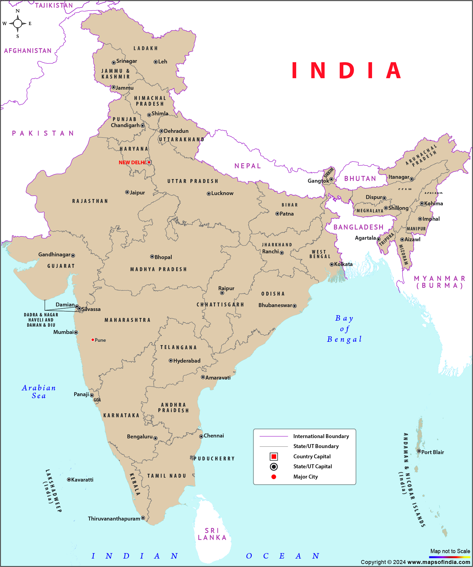 Fuel Price India Map